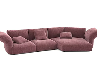 Petal shaped sofa 3d model