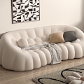 Double sofa Rochburg sofa with armrest brand 3d model