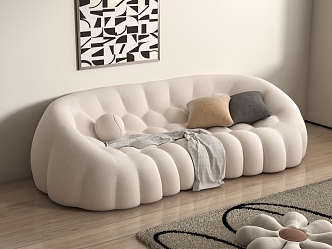 Double sofa Rochburg sofa with armrest brand 3d model