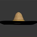 Woven Straw Hat with Wide Brim and Colorful Decorative Band for Daily Wear
