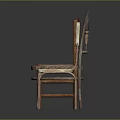 Vintage Furniture Chairs In Different Styles With Distressed Wood And Unique Back Designs