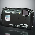 Nikon Coolpix Digital Camera With GPS Wi-Fi And Waterproof Shockproof Freezeproof Dustproof Features