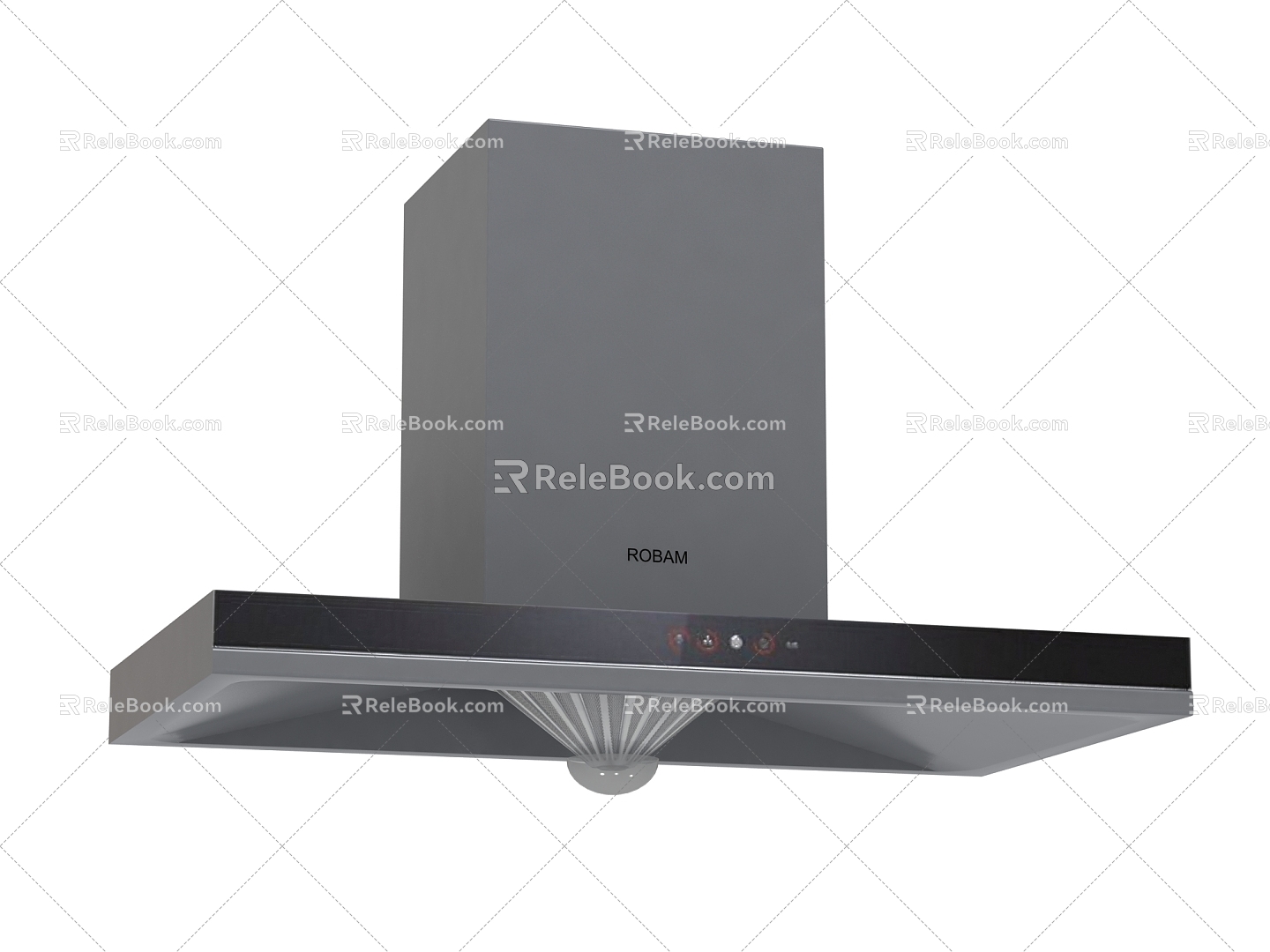 Modern range hood 3d model