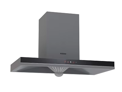 Efficient Modern Kitchen Range Hood Appliance With Sleek Design For Home Cooking Ventilation 3d model