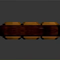 Classic Long Sword With Red Handle On Gray Gradient Background