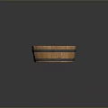 Rustic Wooden Buckets With Oval Shape And Black Hoops On Dark Surface