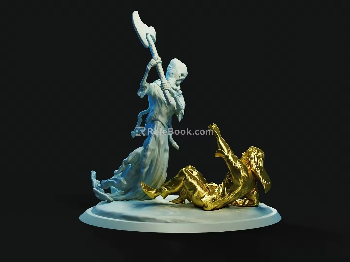 Game Scene Death 3d model