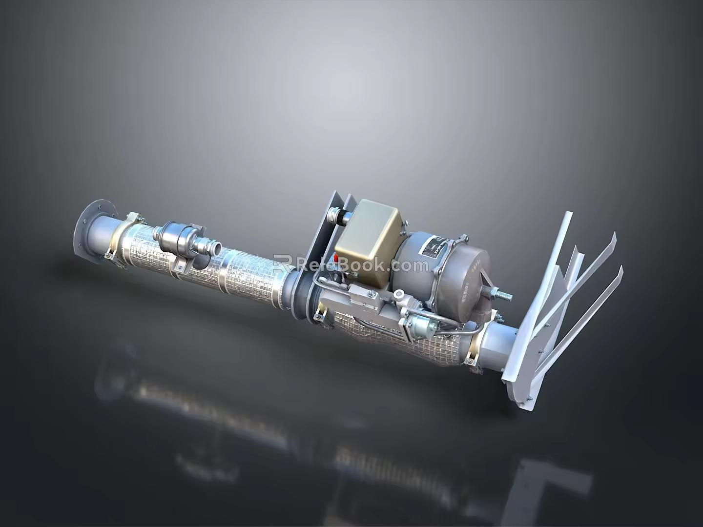 Pipe water pipe valve iron pipe fitting flange tee joint pipe water pipe valve 3d model