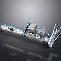 Pipe water pipe valve iron pipe fitting flange tee joint pipe water pipe valve 3d model