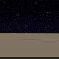 Volkswagen Touareg Display Scene With Large Screen Tropical Rainforest And Starry Sky Background