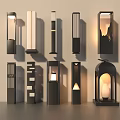 Modern Outdoor Lights With Various Stylish Designs Wall Mounted And Pillar Types For Exterior