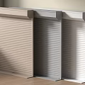Home Window Roller Shutters with Three Different Colors and Modern Design 3d model