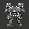Humanoid robot science fiction robot industrial robot intelligent robot 3d model
