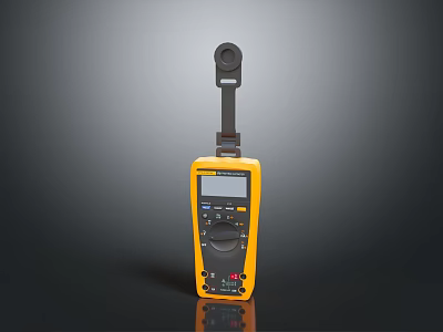 Industrial Equipment Fluke Handheld Digital Multimeter for Electrical Measurement with LCD 3d model