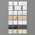 Modern Switch Panels in Various Colors Styles and Designs for Home Decoration