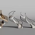 revolving staircase 3d model