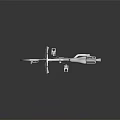 Sleek Modern Three Wheel Bicycle With Silver Frame And Black Seat