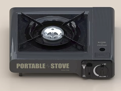 Portable Stove With Compact Design For Daily Use 3d model