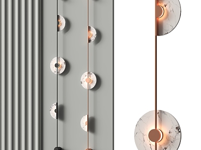 Wall lamp model