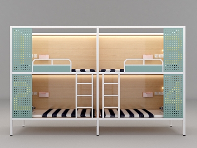 Modern Dormitory Bed model