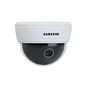 SAMSUNG White Dome Surveillance Camera With Security Monitoring And Clear Lens Design