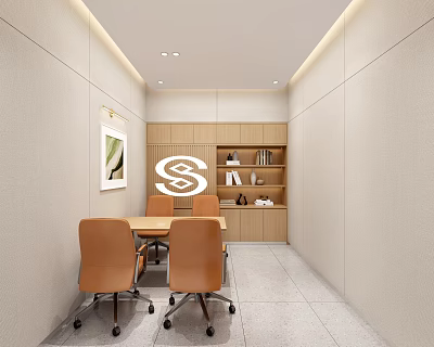 Minsheng Bank Meeting Room Negotiation Room 3d model