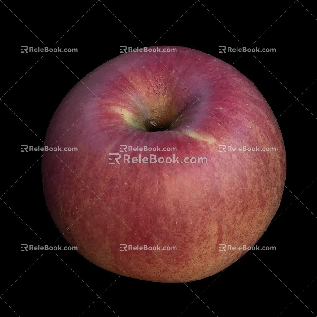 apple fruit 3d model