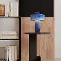 Table lamp combination table lamp bedside table 3d model
