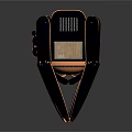 Metallic Industrial Machine Component With Black Copper Heat Sink And Reflective Surface
