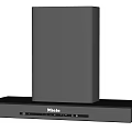Miele Black Range Hood Contemporary Kitchen Appliance With Sleek Modern Design