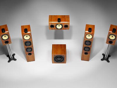 Modern Audio Home Theater Audio Set Stereo Speaker model