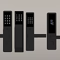 Smart password fingerprint lock 3d model