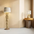 Combination floor lamp 3d model