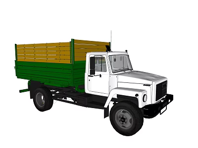 Agricultural truck SU model 3d model