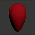 Shiny Red Heart Shaped Decorative Household Item For Daily Life Use