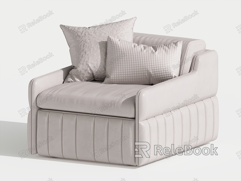 Modern Single Sofa Single Leisure Chair model