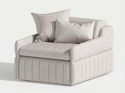 Modern Single Sofa Single Leisure Chair 3d model