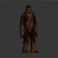 Furry Game and Movie Character With Brown Fur Crossbody Bandolier Standing Pose