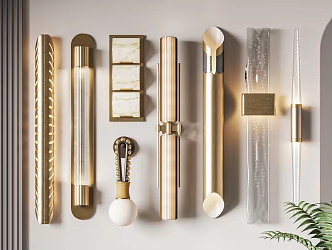Modern wall lamp 3d model