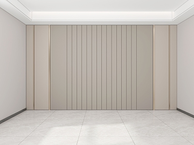 Modern background wall 3d model