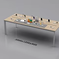 Modern Display Shelf With 3000x1200x500 Dimensions Displaying Phones Tablets Laptops And Accessories