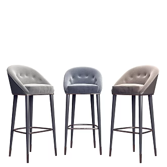 Modern Bar Chair 3d model