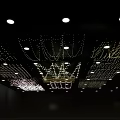 Outdoor Decorative String Lights With Crown Shaped Design For Ceiling Illumination 3d model