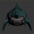 Machine Shark Science Fiction Shark Future Shark Concept Shark Machine Shark Animal Game Animal 3d model