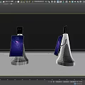 Modern Robot Intelligent Voice Robot 3d model