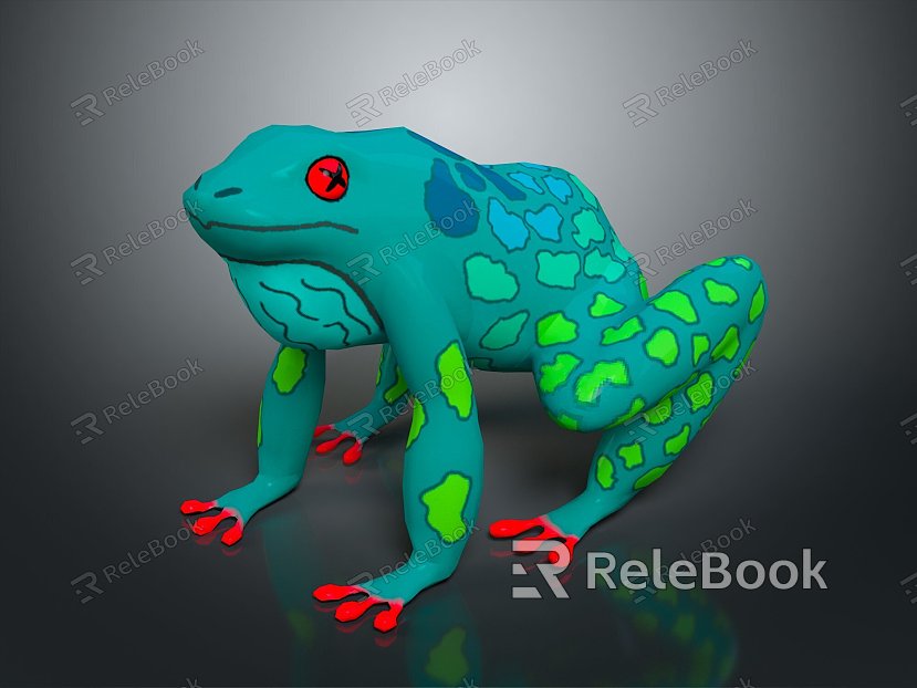 Frog Frog Frog Poison Frog Game Frog Reptile Cold Blooded Animal Reptile Reptile model