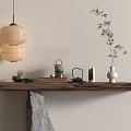 New Chinese Zen Style New Chinese Duan Jing New Chinese Duan Jing New Chinese Duan Jing Tai Shi Chair Solid Wood Single Chair New Chinese Style 3d model
