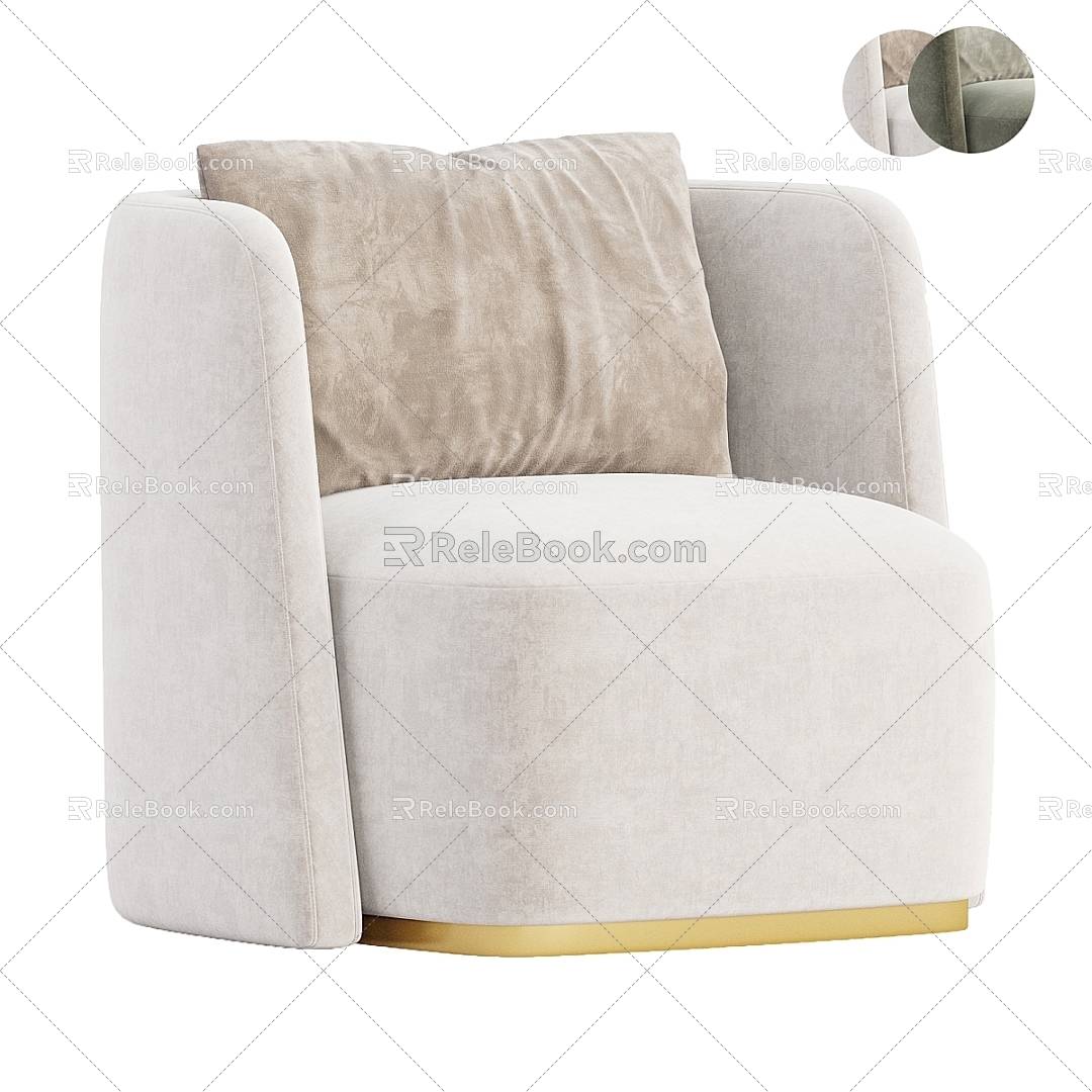 Modern Lounge Chair MACQUENE 3d model