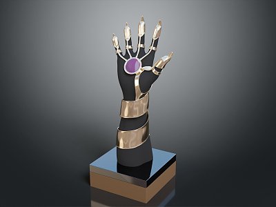 Modern Manipulator Sci-fi Hand Equipment Sci-fi Hand Technology Hand Items 3d model