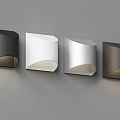 Modern Wall Lights with Black White Silver Brown Finishes and Curved Design for Home Decor